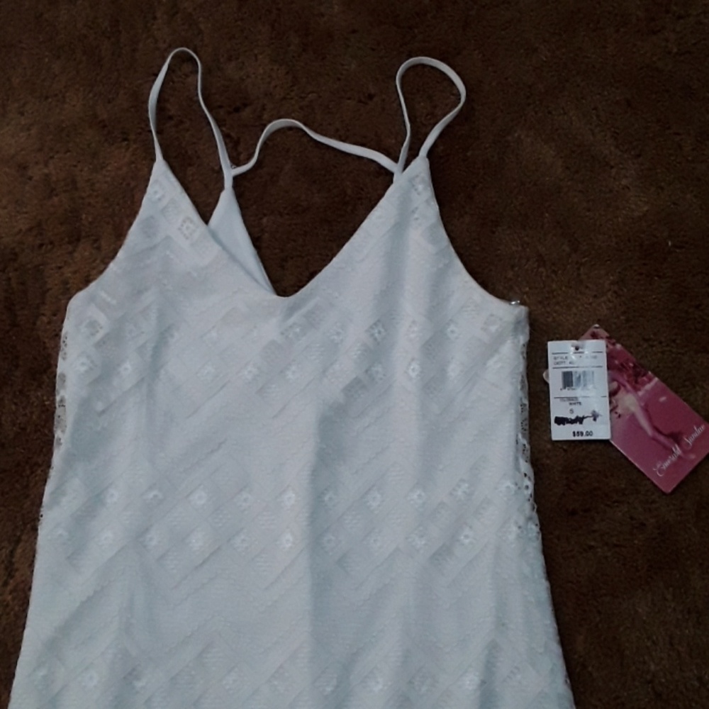 New white Dress size S  lace EMERALD SUNDAE
